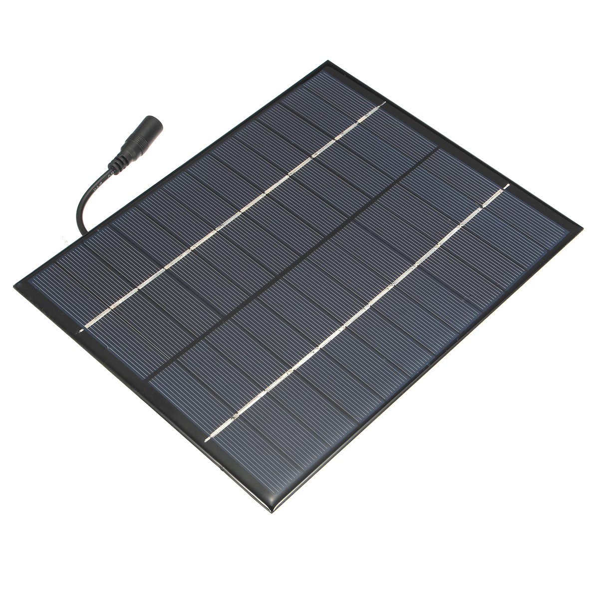 5.2W 12V Polycrystalline Silicon Solar Panel 5521DC Output DIY Charging Board 7
