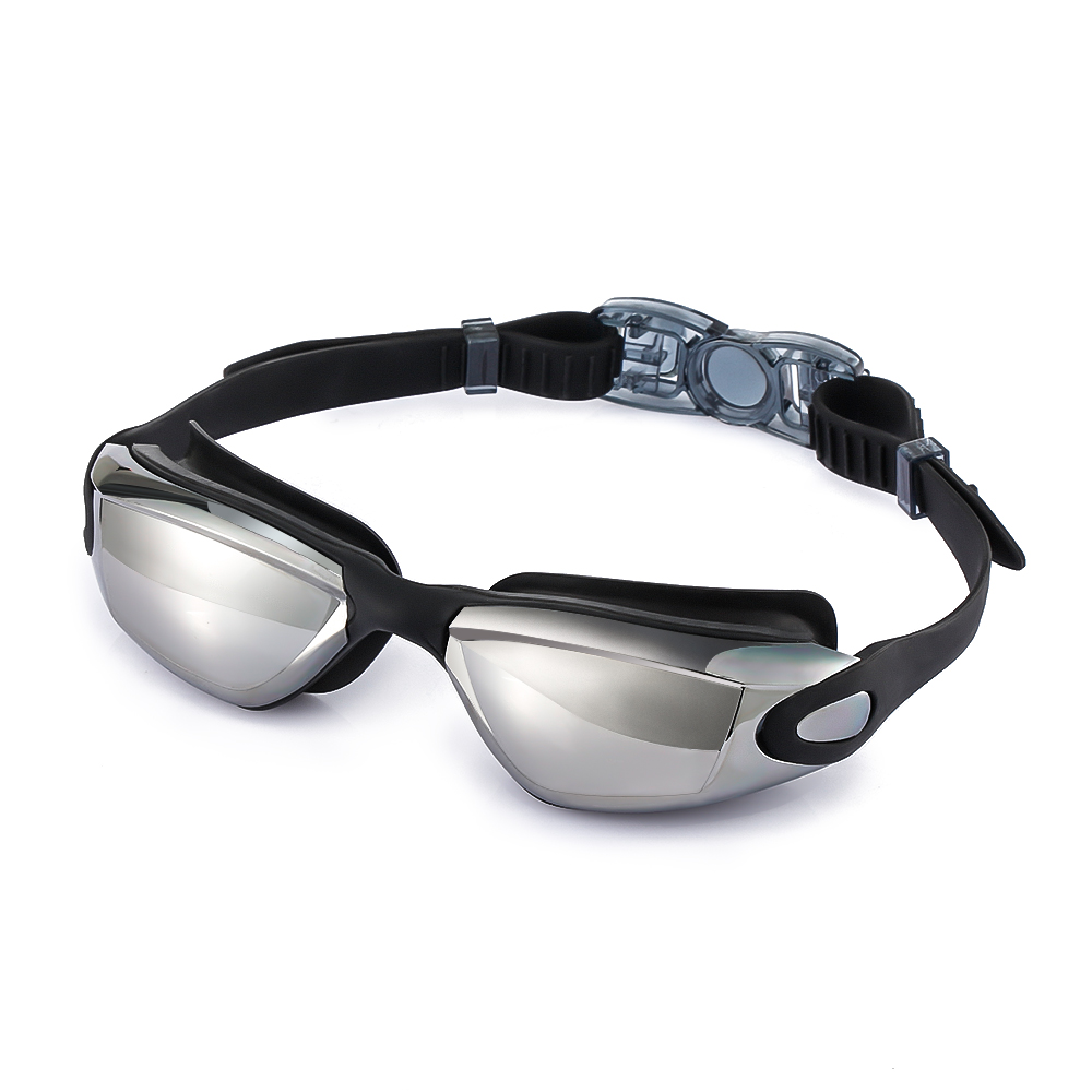Mens Womens Anti Fog UV Protection Swimming Goggles Large Lens Swim Glasses+Box 