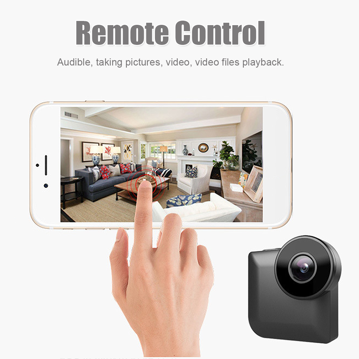 WiFi 140° Wide-angle 720P Camera Motion Detection Remote Intelligent Infrared IP Wireless HD Camera 67
