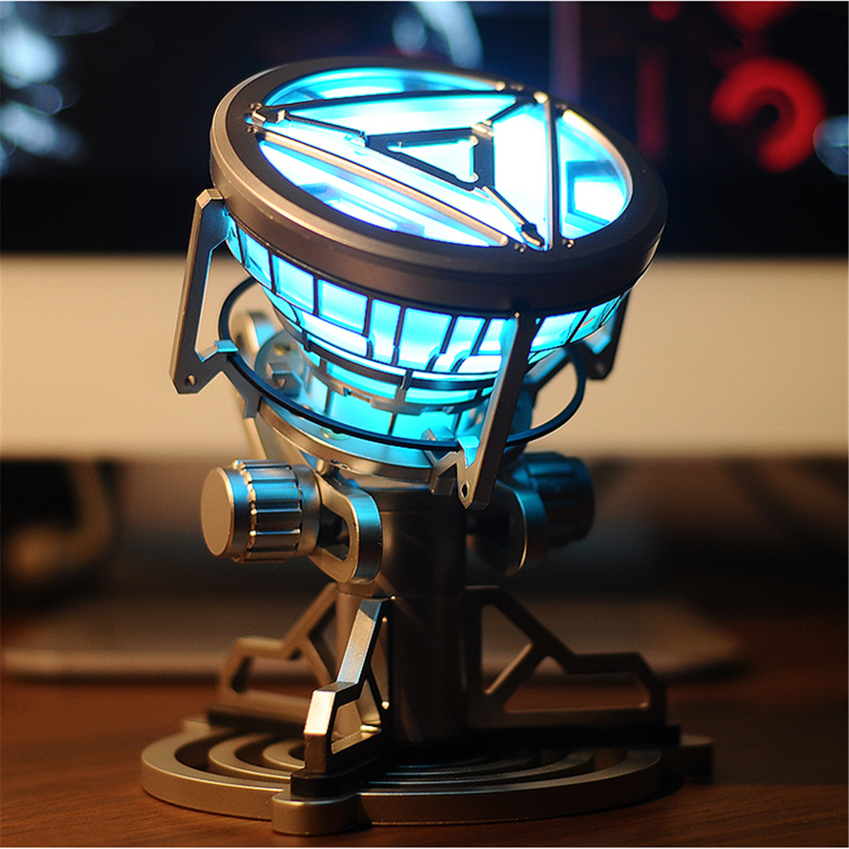 1:1 ARC REACTOR LED Chest Heart Light-up Lamp Movie ABC Props Model Kit Science Toy 17