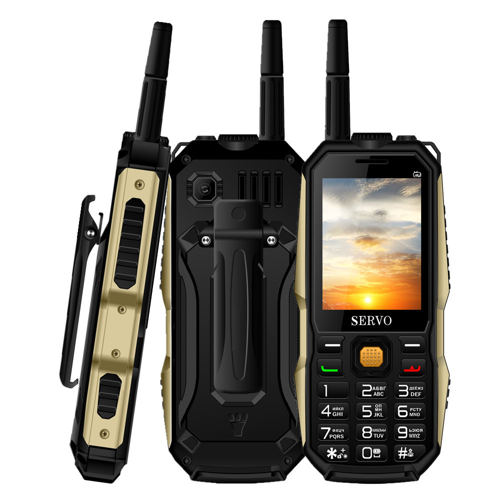 

SERVO P20 2.4 '' 4000mAh Антенна Аналоговое изменение голоса телевизора OTG Quad Стандарты 3 Телефон с функцией SIM-карты