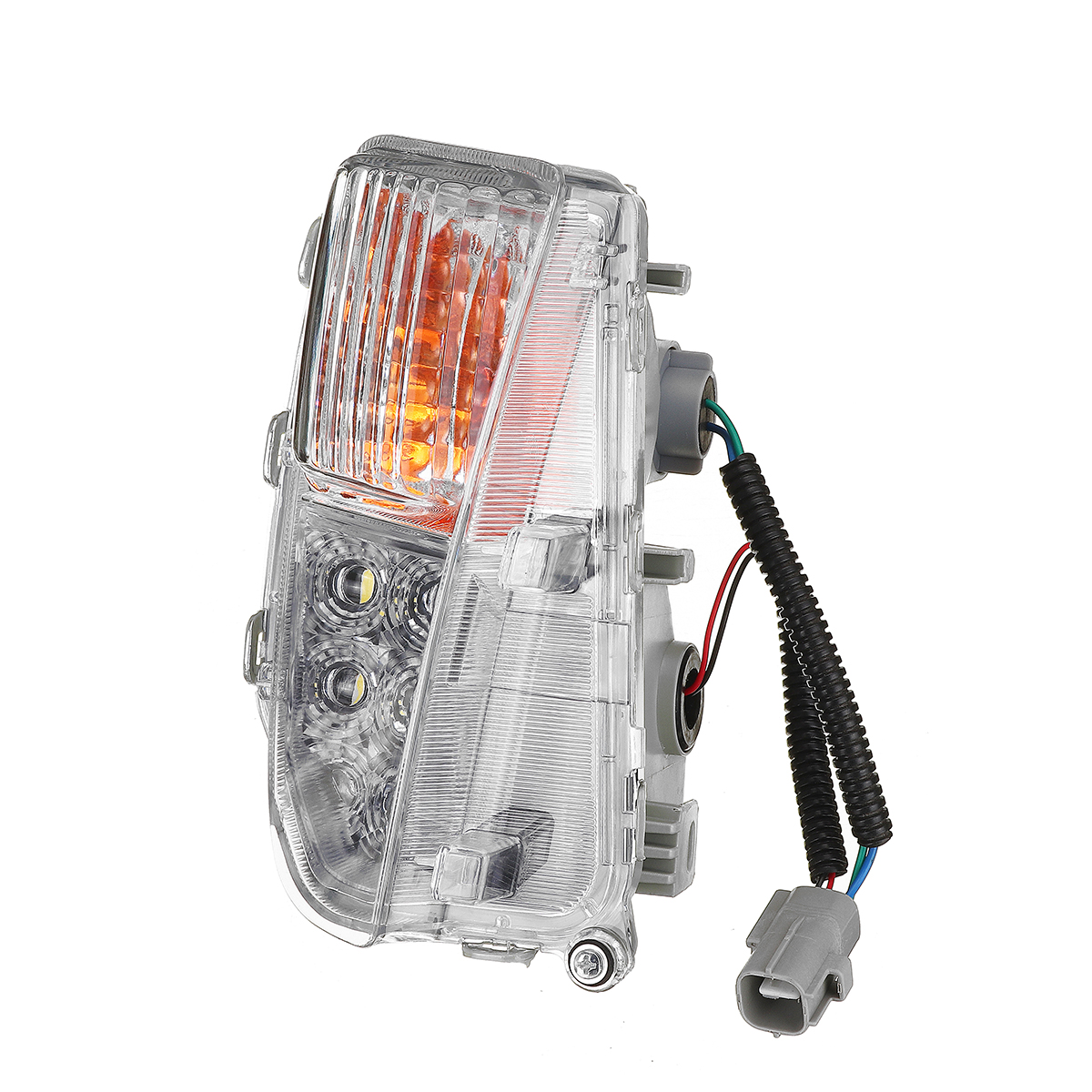 Pára-choques dianteiro do carro LED Lâmpada de nevoeiro DRL Light Day Running Lamp esquerda / direita para Toyota Prius 12-15