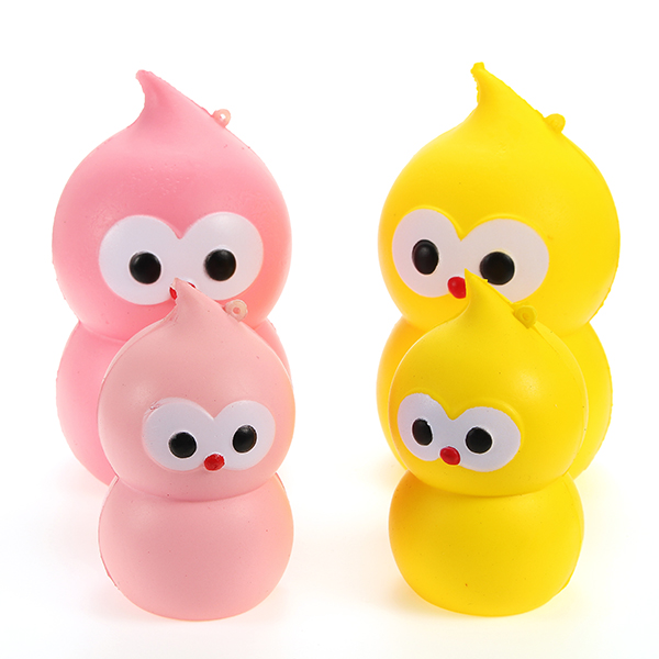 Squishy Gourd Dolls Parents Slow Kids Toy 13.5*7*7CM L Kids/Adults Gift Stress Relieve Toy