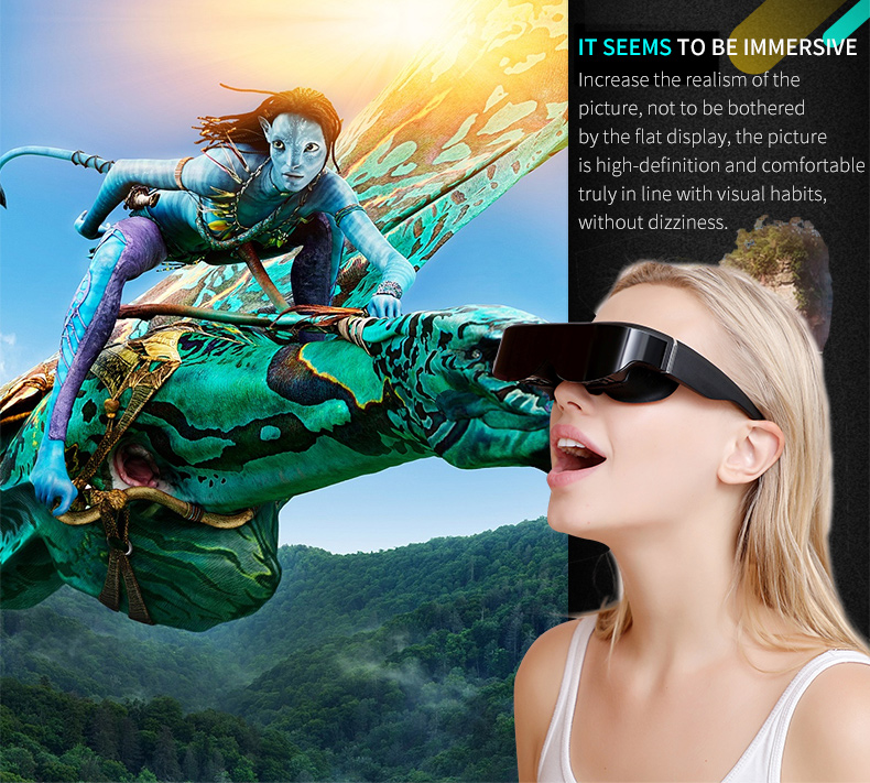 ENMESI E633 Head-mounted 3D VR Glasses Adapt to Multiple Devices Vision Portable Movie Watch Game Play Widescreen