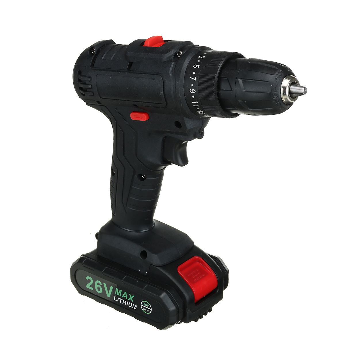 48V 1500W Electric Drill 28N.m Max Torque LED Light Screwdriver Power W/ 1/2pc Battery