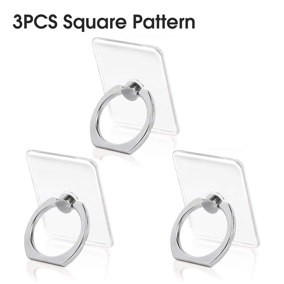 Bakeey Universal Transparent Phone Ring Holder PC Finger Ring Grip Mobile Phone Bracket Stand