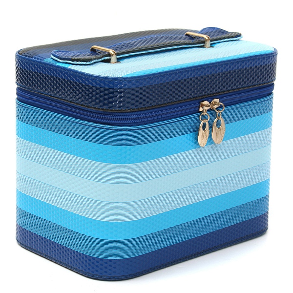 Waterproof Color Changing Cosmetic Makeup Tool Case Storage Box Holder Organizer
