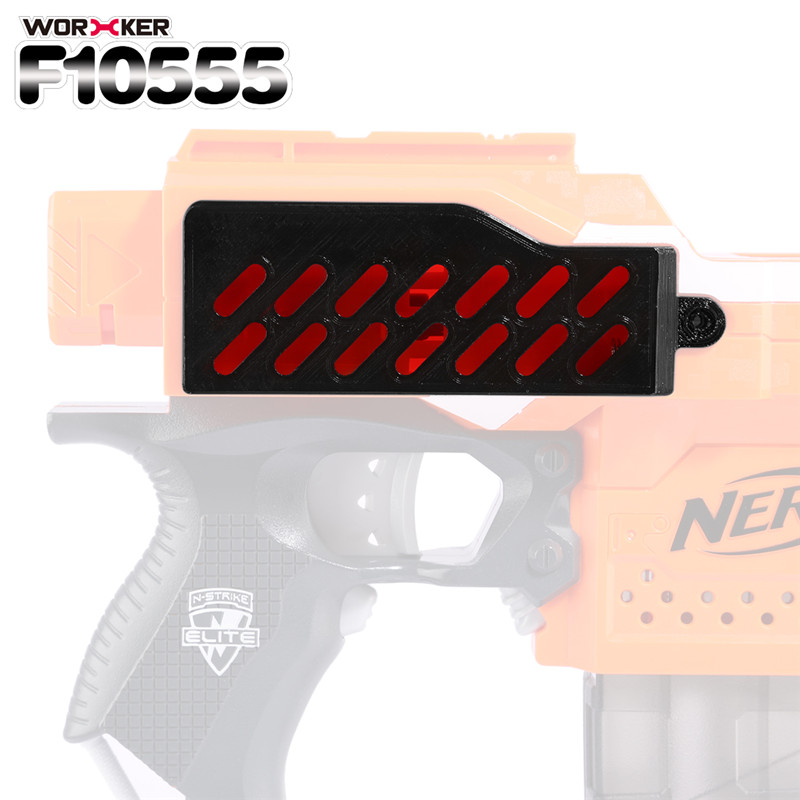 WORKER F10555 3D Printed Extended Battery Cover Part For Nerf Stryfe