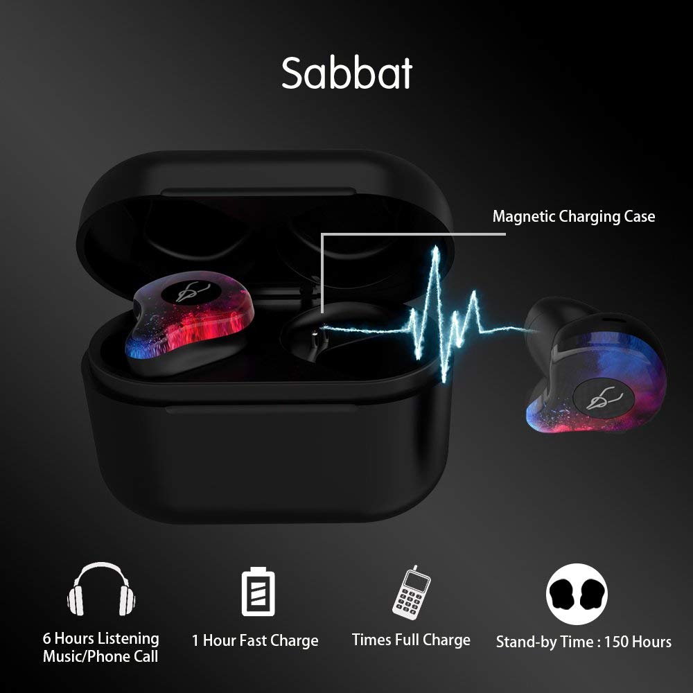 [Bluetooth 5.0] Sabbat X12 Pro TWS Bluetooth Earphone Dual Mic Headphones with Charging Box 44