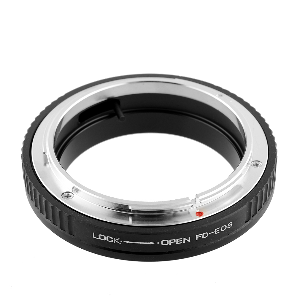 MeterMall Electronics FD-EOS Mount Adapter for Canon FD Lens to Canon EOS EF Glass Focus Infinity 