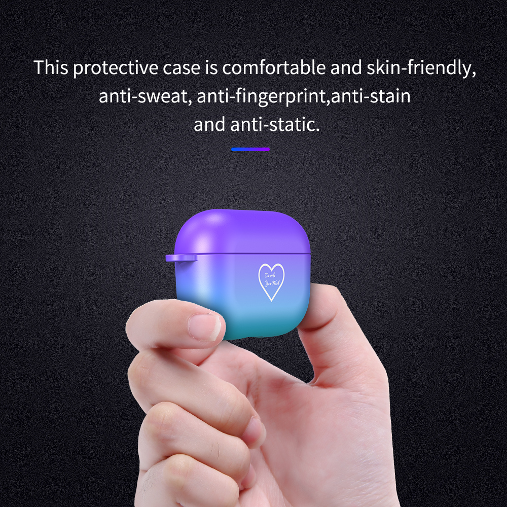 Bakeey Gradient Color Shockproof Dropproof Hard PC Earphone Protective Case For Apple AirPods Pro
