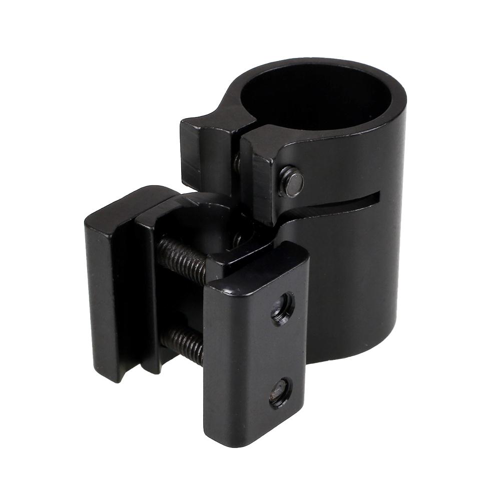 

AURKTECH 25.4mm Flashlight Ring 20mm Base Clip Scope Rail Mount Holder Hunting Accessory