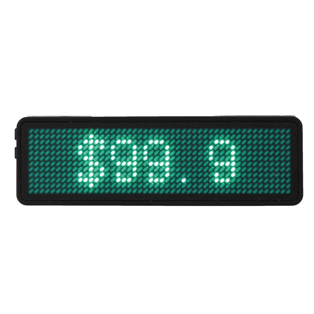 12 x 48 Pixels Programmable LED Digital Scrolling Message Name Tag ID Badge Holder Board 9