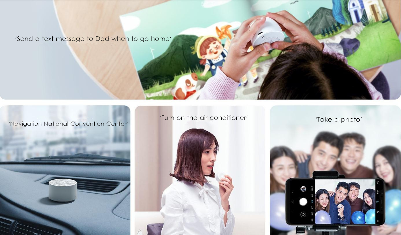 Xiaomi AI Portable Version Wireless Bluetooth Speaker Smart Voice Control Handsfree Bass Speaker 8