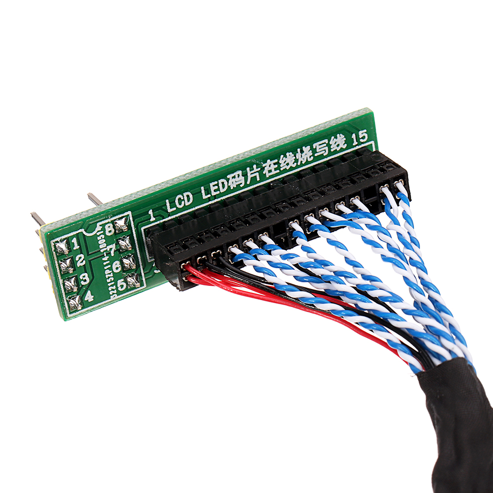 LED LCD 2 in 1 EDID Notebook LCD Screen Code Chip Data Read Cable For RT809F RT809H CH341A TL866CS and TL866A Programmer 18
