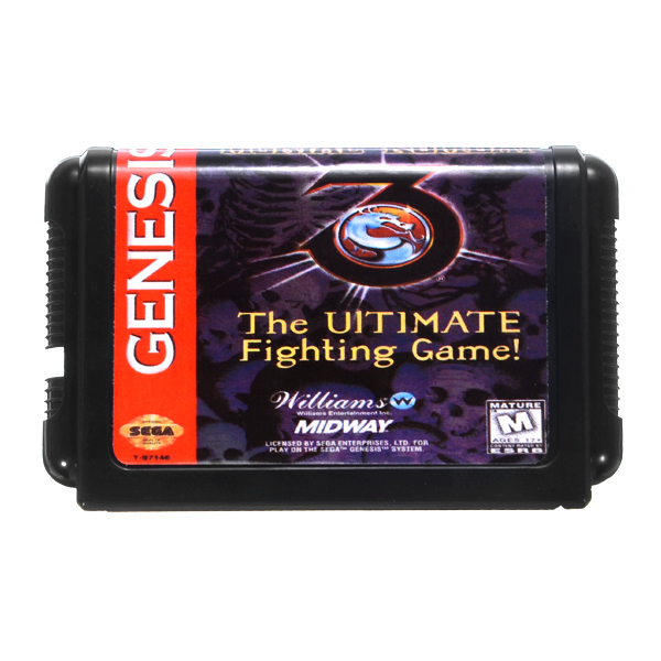 

Mortal Kombat 3 The Ultimate Fighting Game 16 bit MD Game Cartridge Card for Sega MegaDrive Genesis