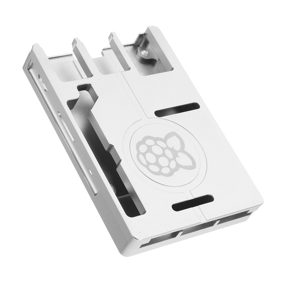 Ultra-thin Aluminum Alloy CNC Case Portable Box Support GPIO Ribbon Cable For Raspberry Pi 3 Model B+(Plus) 17