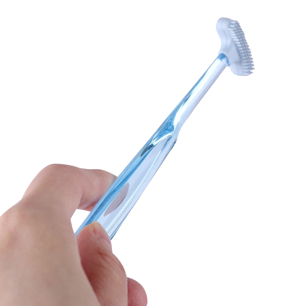 Soft Silicone Tongue Brush Tongue Surface Cleaner Oral Cleaning Brushes Tongue Scraper Cleaner Fresh Breath Health
