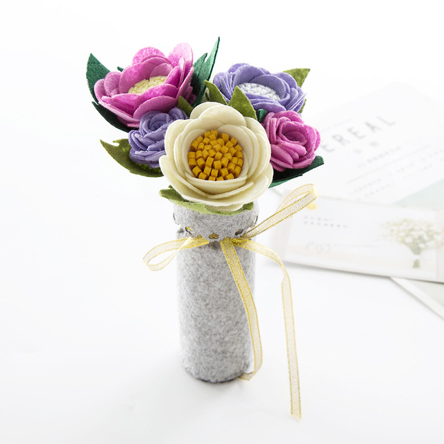 Non-woven Hand-made Fabric Diy Material Package Free Cutting Artificial Flower Decoration Decoration Mother