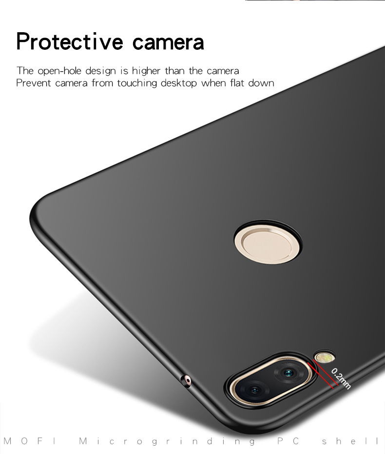 Mofi Matte Ultra Thin Shockproof Hard PC Back Cover Protective Case for Huawei Honor 8X