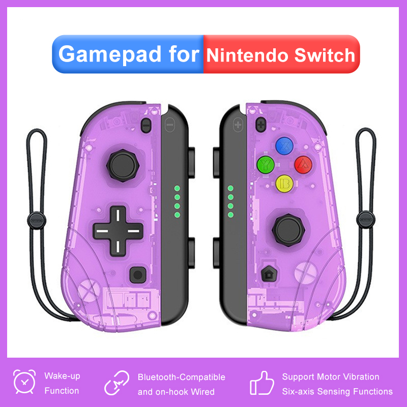 Wireless Colorful Bluetooth Gamepad for Nintendo Switch Game Console Joystick Game Controller with Wake-up Function