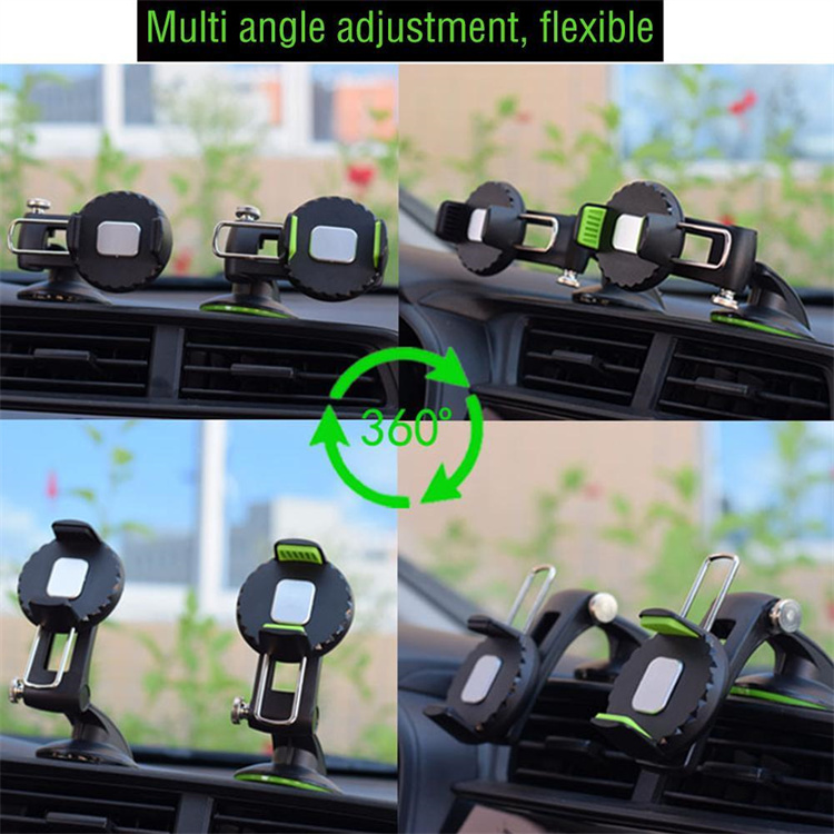 Bakeey Adjustable ABS Car Vent Suction Cup Phone Holder Car Air Vent GPS Support Phone Holder For iPhone 14 13 12 for Samsung Galaxy Z Fold4 for Xiaomi 13 Pro