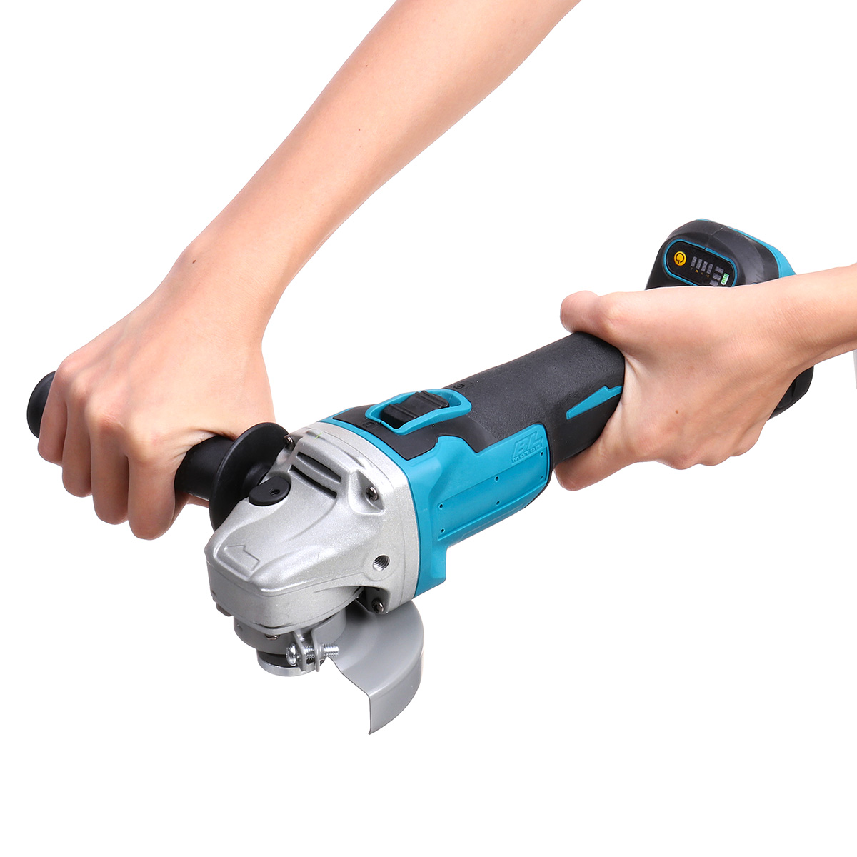 Drillpro 800W Adjustable Speed Brushless Angle Grinder 100mm/125mm Electric Grinding Cutting Polishing Machine