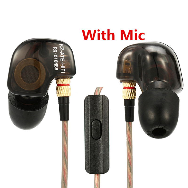 KZ ATE 3.5mm Metal In-ear Wired Earphone HIFI Super Bass Copper Driver Noise Cancelling Sports 17