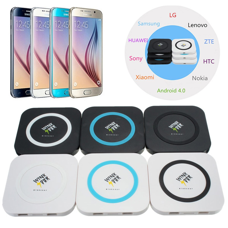 Winksoar QI Wireless Charger Charging Pad Transmitter For iPhone Samsung Note 5 Nokia  