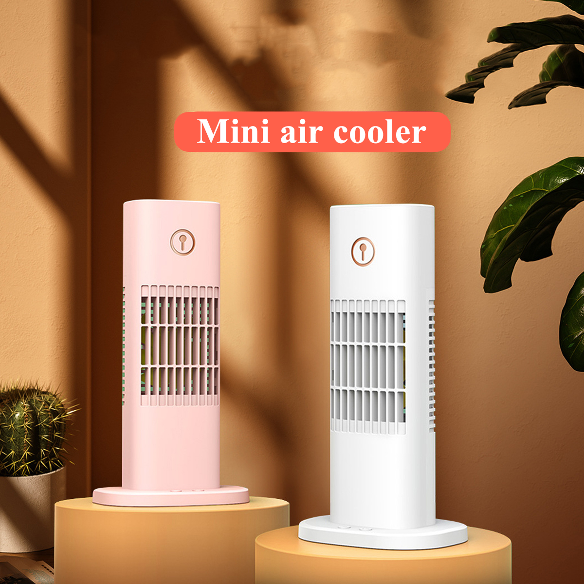Bakeey 3 Gear Mini Water Cooling Fan Spray Humidification Portable Air Cooler Table Fan