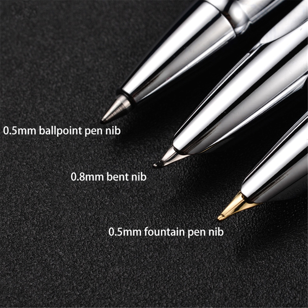 Hero 7006 Fountain Pen Set 0.5mm 0.8mm Nib Calligraphy Writing Signing Pens Ballpoint Pen Gifts Box for Students Friends Families Colleagues