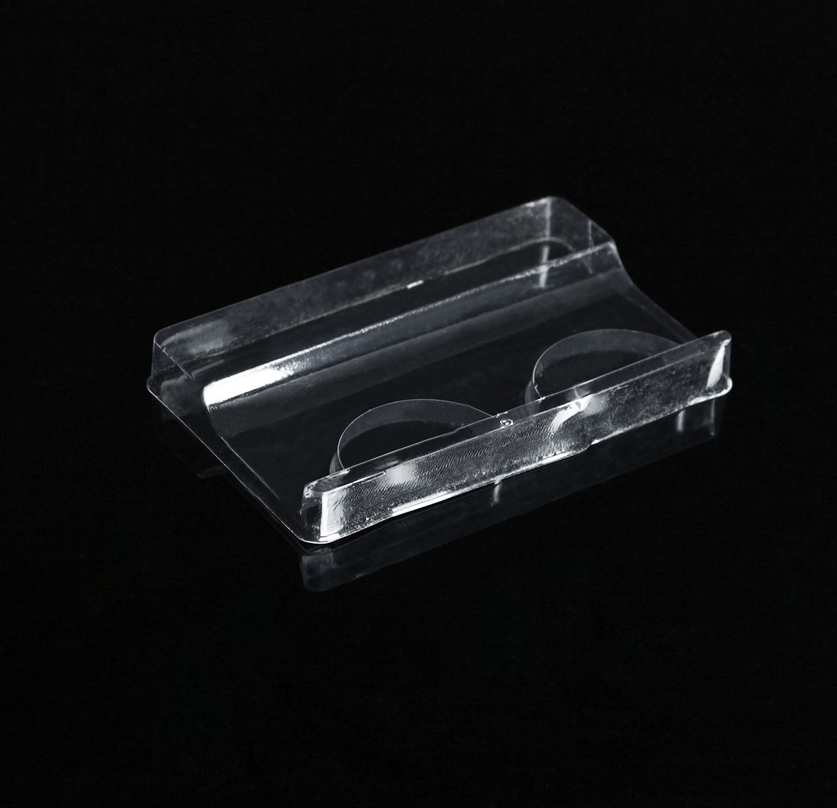 1pc False Eyelashes Packing Box Clear Transparent Reusable Portable Eye Makeup Tools