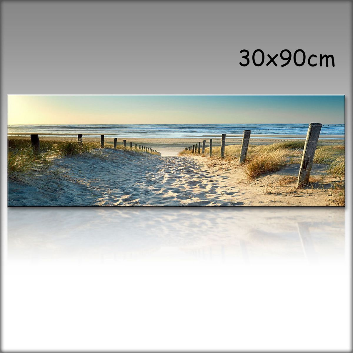 1 Piece Canvas Print Paintings Beach Sea Road Wall Decorative Print Art Pictures FramelessWall Hanging Decorations for Home Office