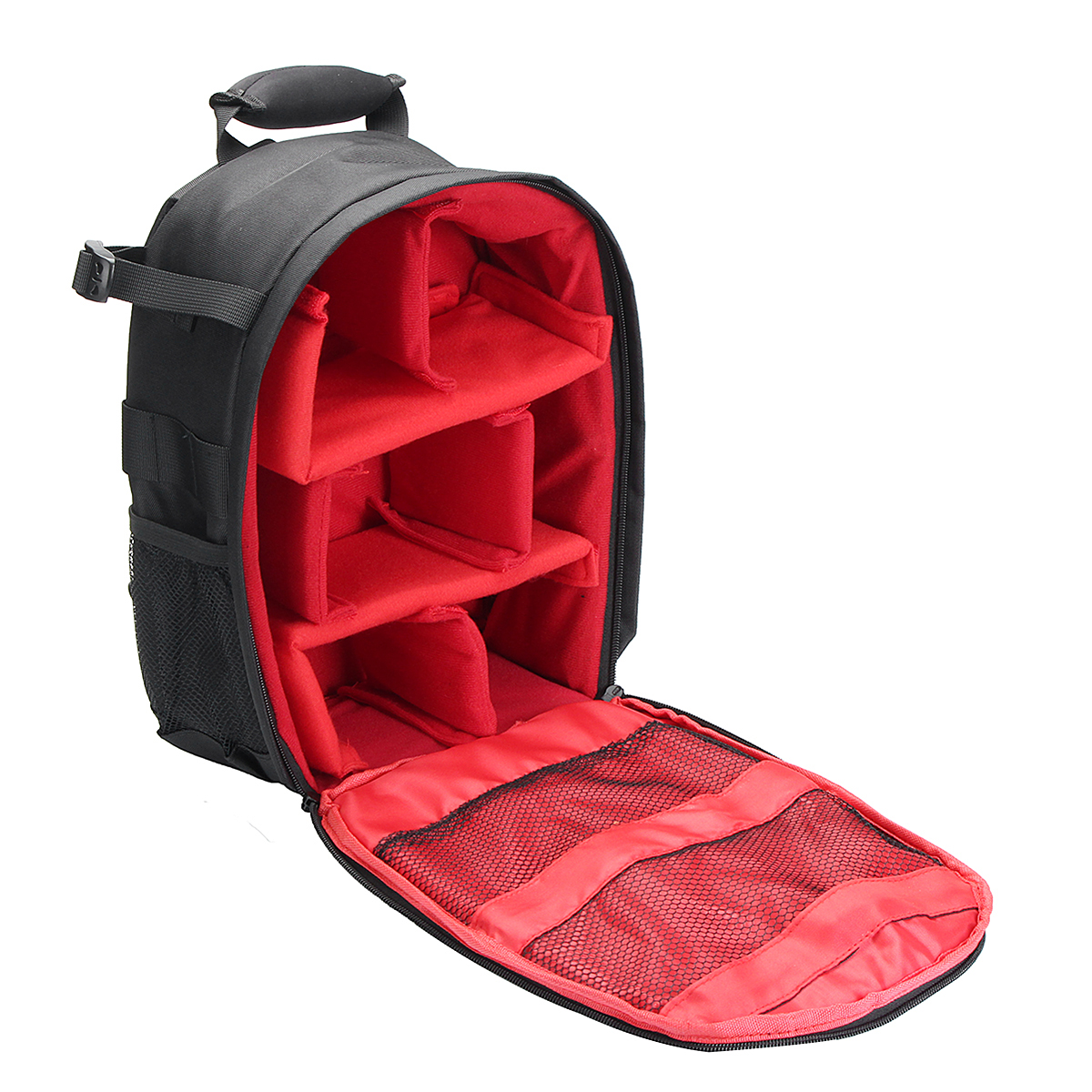 Waterproof Shoulder Bag Backpack Rucksack With Reflective Stripe For DSLR Camera 25