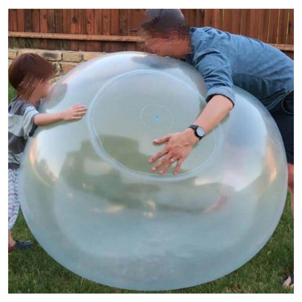 120CM Multi-color Bubble Ball Inflatable Filling Water Giant Ball Toys for Kids Play Gift - Photo: 2