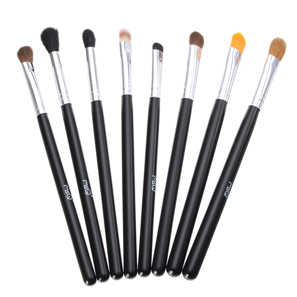 MSQ 29Pcs Black Makeup Brushes Set Powder Blush Eyeshadow Brush Professional Comestic Tool with Bag