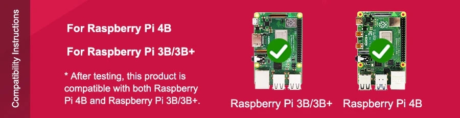 YAHBOOM® Raspberry Pi Cluster Experiment Case Overlay Multiple Layers for 4B/3B+/3B/2B/B+