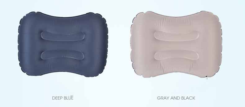 IPRee® Outdoor Travel Air Inflatable Pillow Sleep Headrest Neck Massage Folding Cushion 16