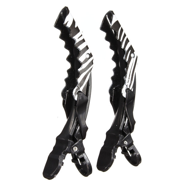 5pcs Professional Crocodile Hair Clips Hairdressing Salon Sectioning Clamp Hairpin Grip Barber