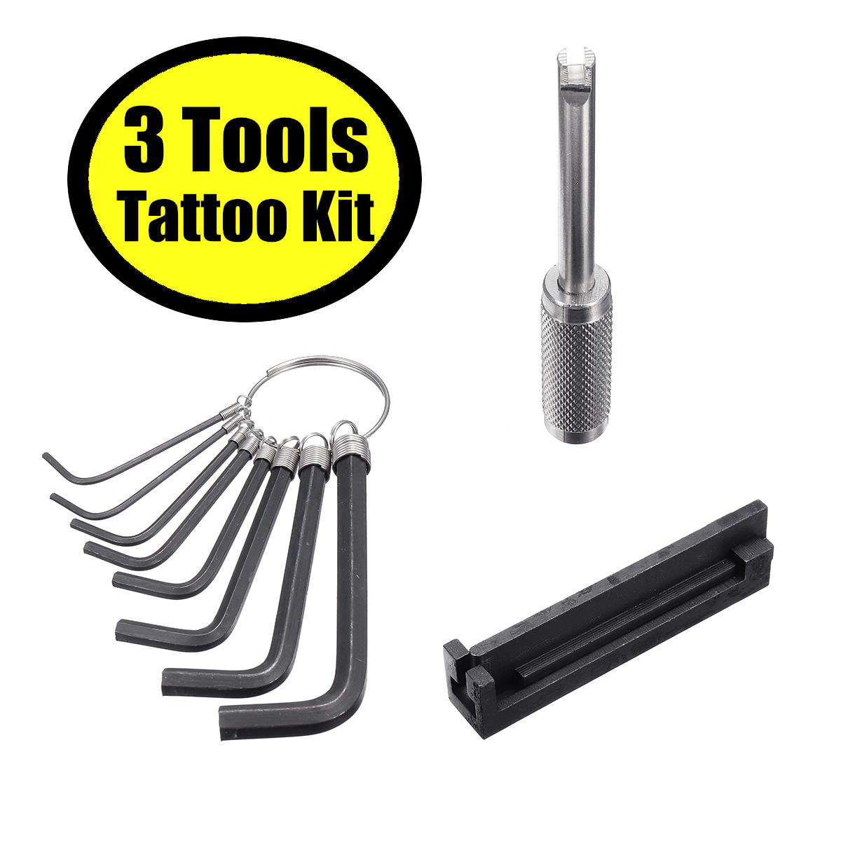 Beginner Complete Tattoo Kit Coil Gun Machine Grip Equipment Tattoo  Accessories Set – 