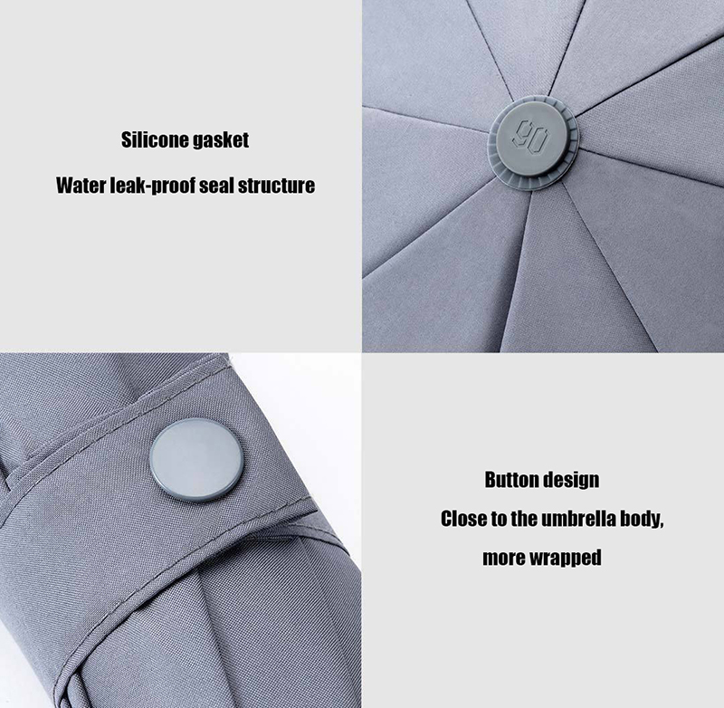 Umbrella Portable Three Folding Sunshade 2-3 People