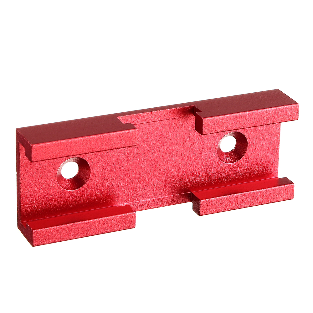 80mm Red Slot T-track Conector Mitre Track Jig Fixture Slot Conector 30x12.8mm Para Serra de Mesa Tabela de Roteador Ferramenta para trabalhar madeira