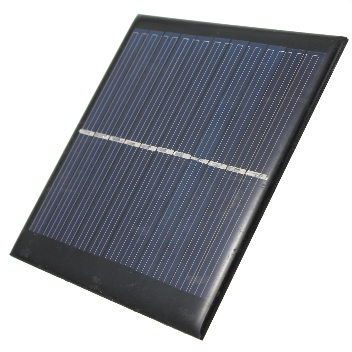5Pcs 5.5V 1W 180mA Polycrystalline 95mm x 95mm Mini Solar Panel Photovoltaic Panel 88