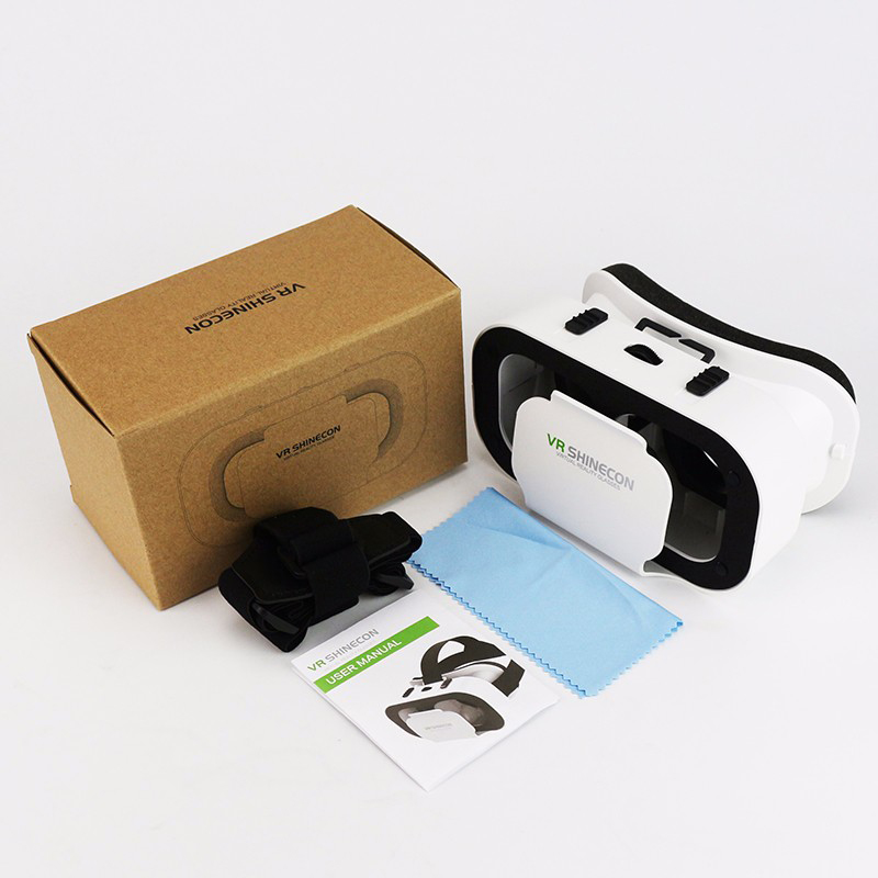 VR Shinecon Headbrand Head Mount 3D Виртуальные очки реальности для смартфона с диагональю 4,7-6,0 дюйма