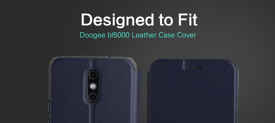 Flip PU Leather With Stand Protector Cover Case For DOOGEE BL5000