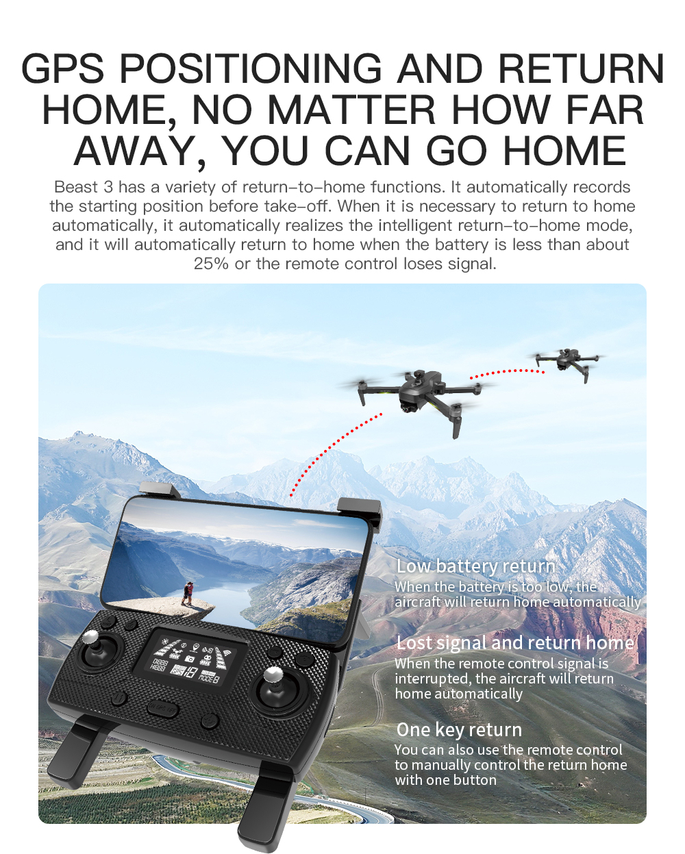 ZLRC SG906 PRO 3 MAX GPS 5G WIFI FPV With 4K HD Camera 3-Axis EIS Anti-shake Gimbal Obstacle Avoidance Brushless Foldable RC Drone Quadcopter RTF