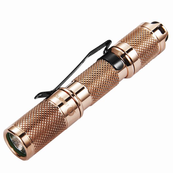 

LUMINTOP Copper Tool XP-G2 R5 & Nichia LED 110LM Mini Keychain Light EDC Flashlight