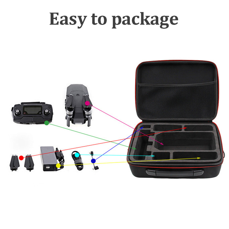 Waterproof EVA Carry Case Storage Shoulder Bag Backpack For DJI MAVIC Pro Drone - Photo: 4