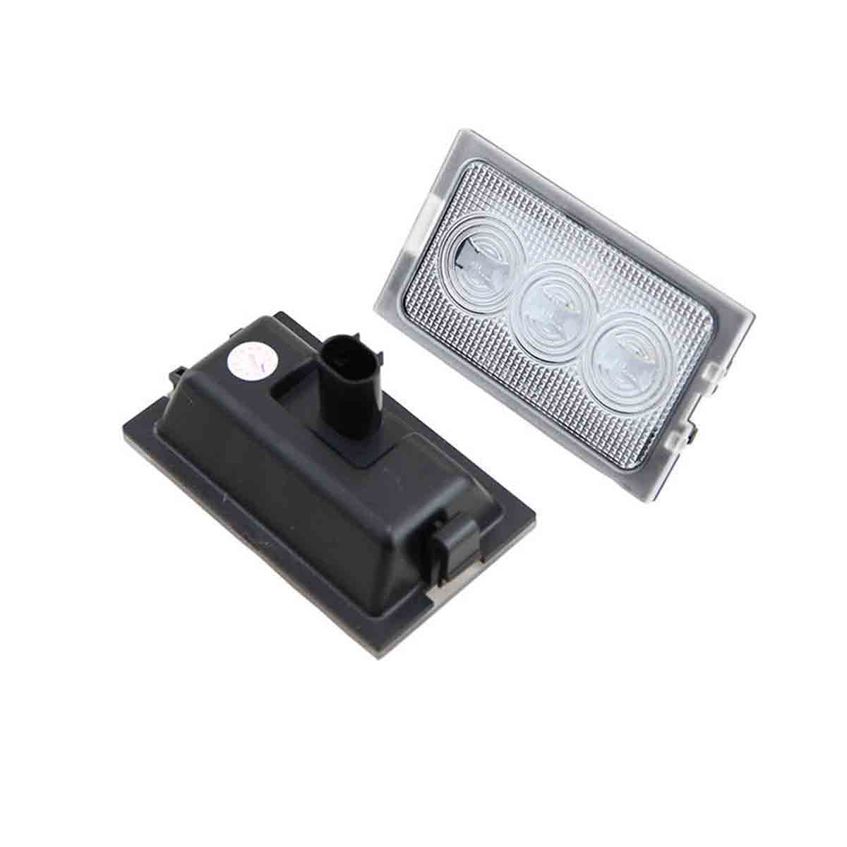 

2 ШТ. LED Лицензия Пластина Огни Лампа Белый для Ленд Ровер Дискавери LR3 LR4 Range Sport