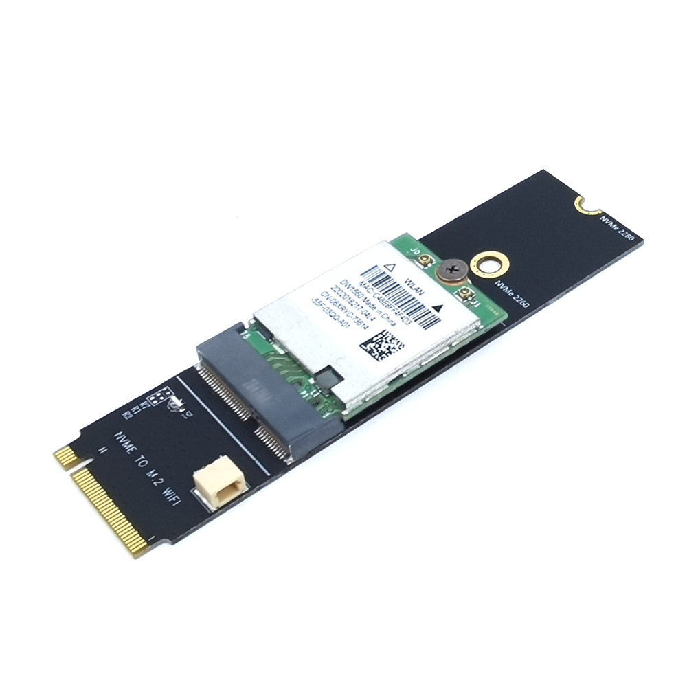 WTXUP Apple/ NGFF M2 Network Card to NVME/SATA SSD Adapter Card WiFi bluetooth Card to M+B/M Key Adapter